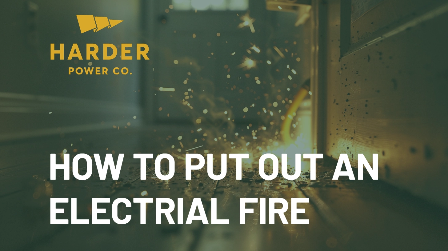 how to put out an electrical fire